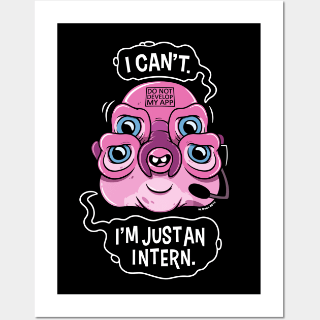 Glootie the Intern Wall Art by wloem